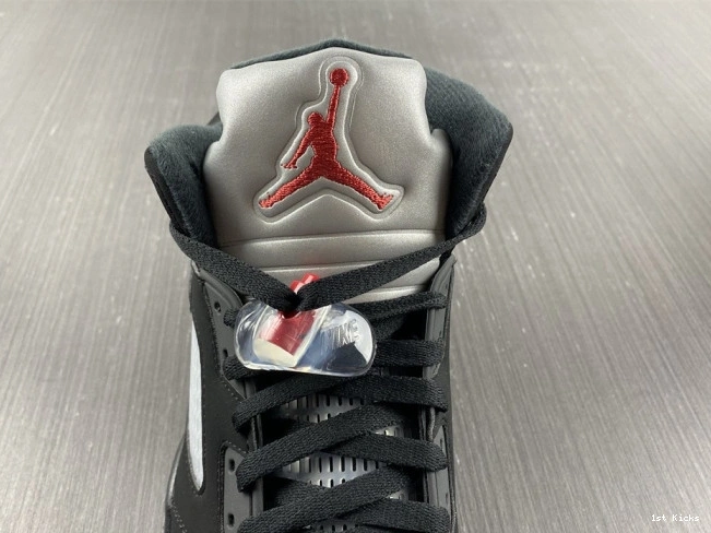 1st Kicks 592 (2016) Black Jordan Metallic 845035- SportInspired 5 Retro 1115